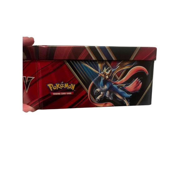 Pokémon TCG Zacian Legends of Galar Sword & Shield Trading Card Game Tin Empty - Picture 3 of 10